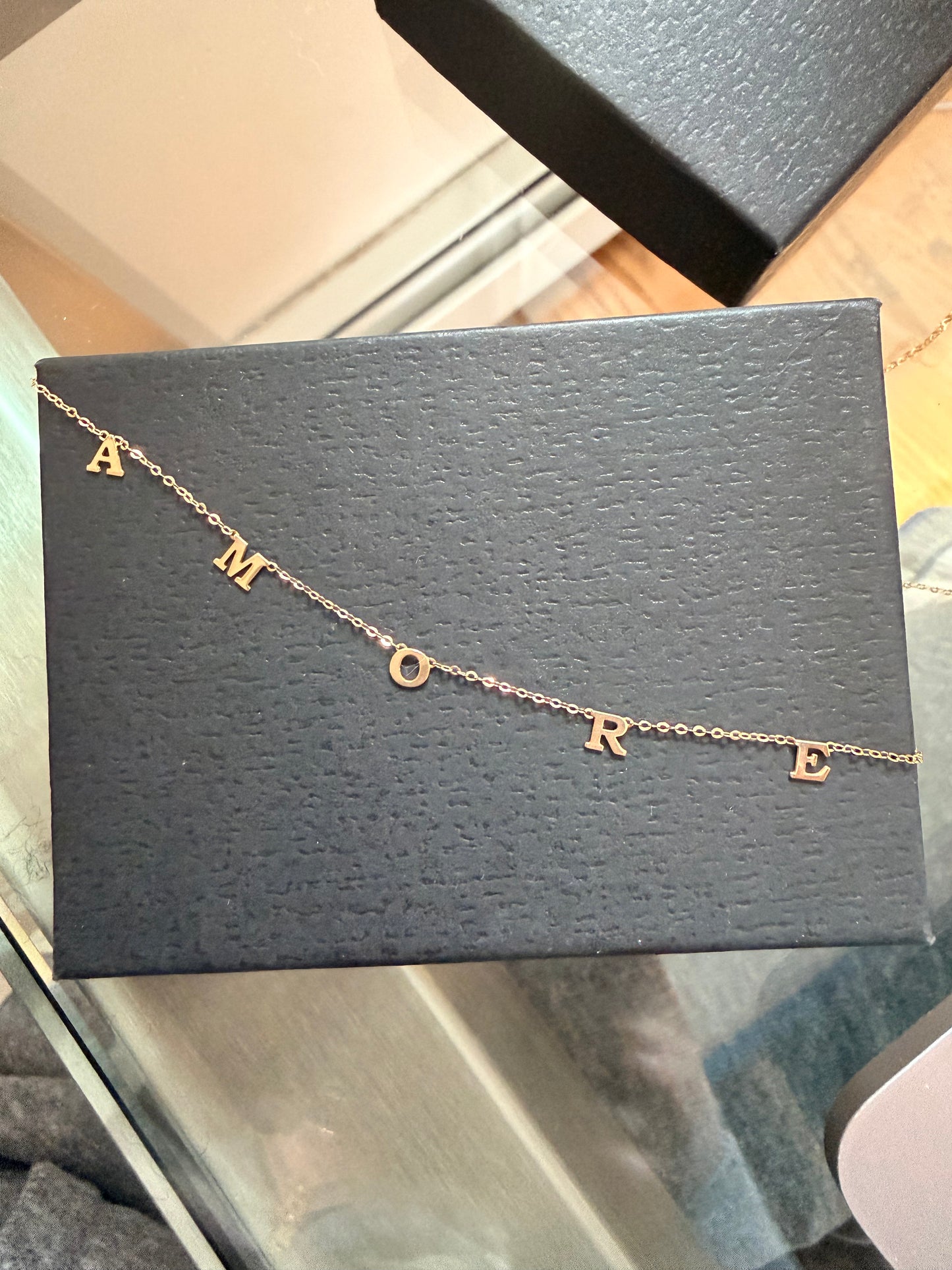 Gavriel AMORE Necklace in 14K Gold