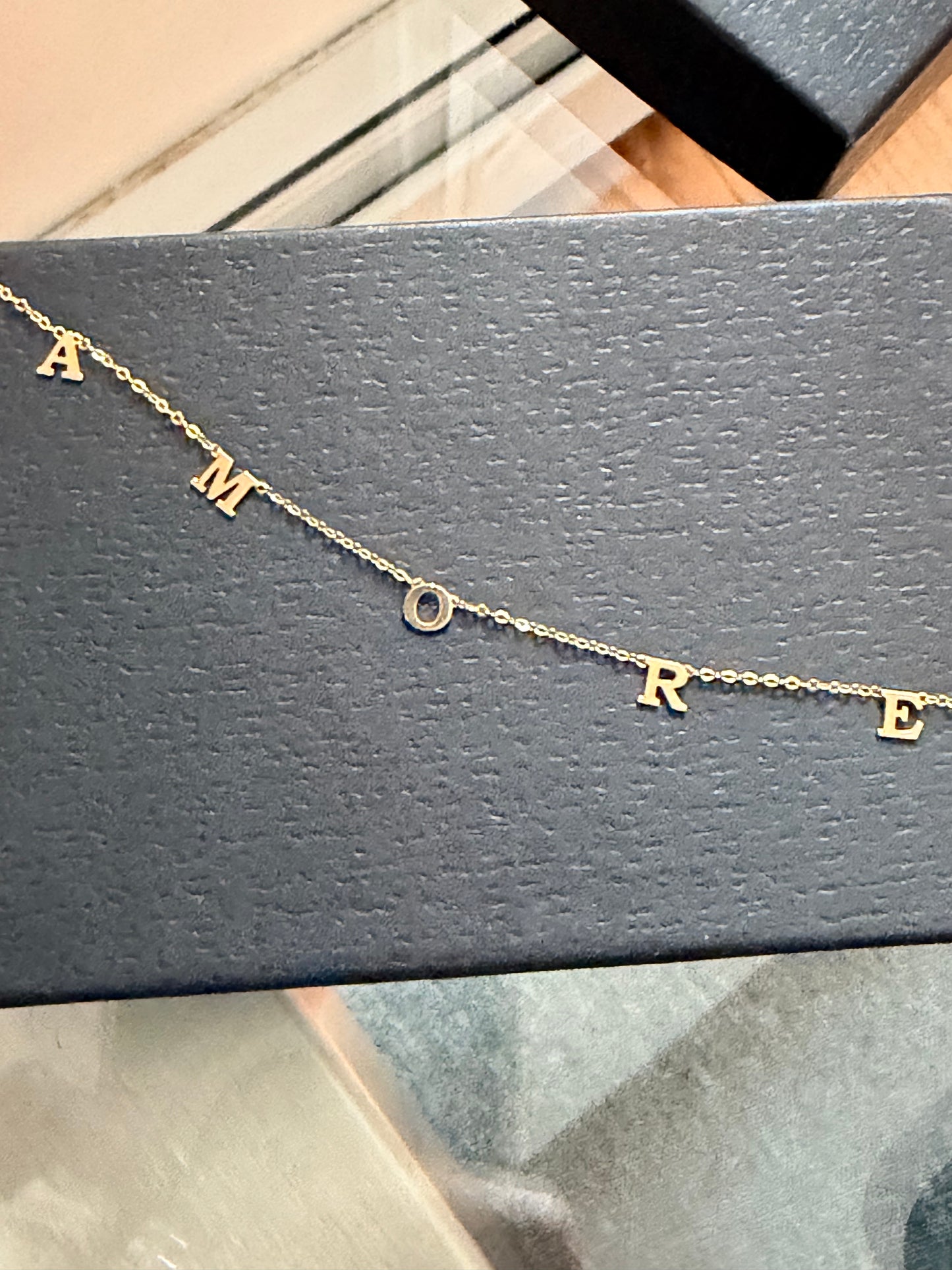 Gavriel AMORE Necklace in 14K Gold