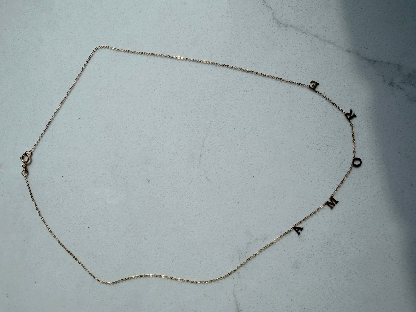 Gavriel AMORE Necklace in 14K Gold