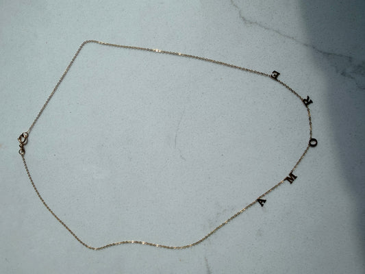 Gavriel AMORE Necklace in 14K Gold