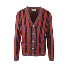 Load image into Gallery viewer, Gucci V-Neck Horsebit Chain Knit Cardigan