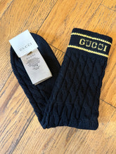Load image into Gallery viewer, Gucci Black Wool Knit Socks