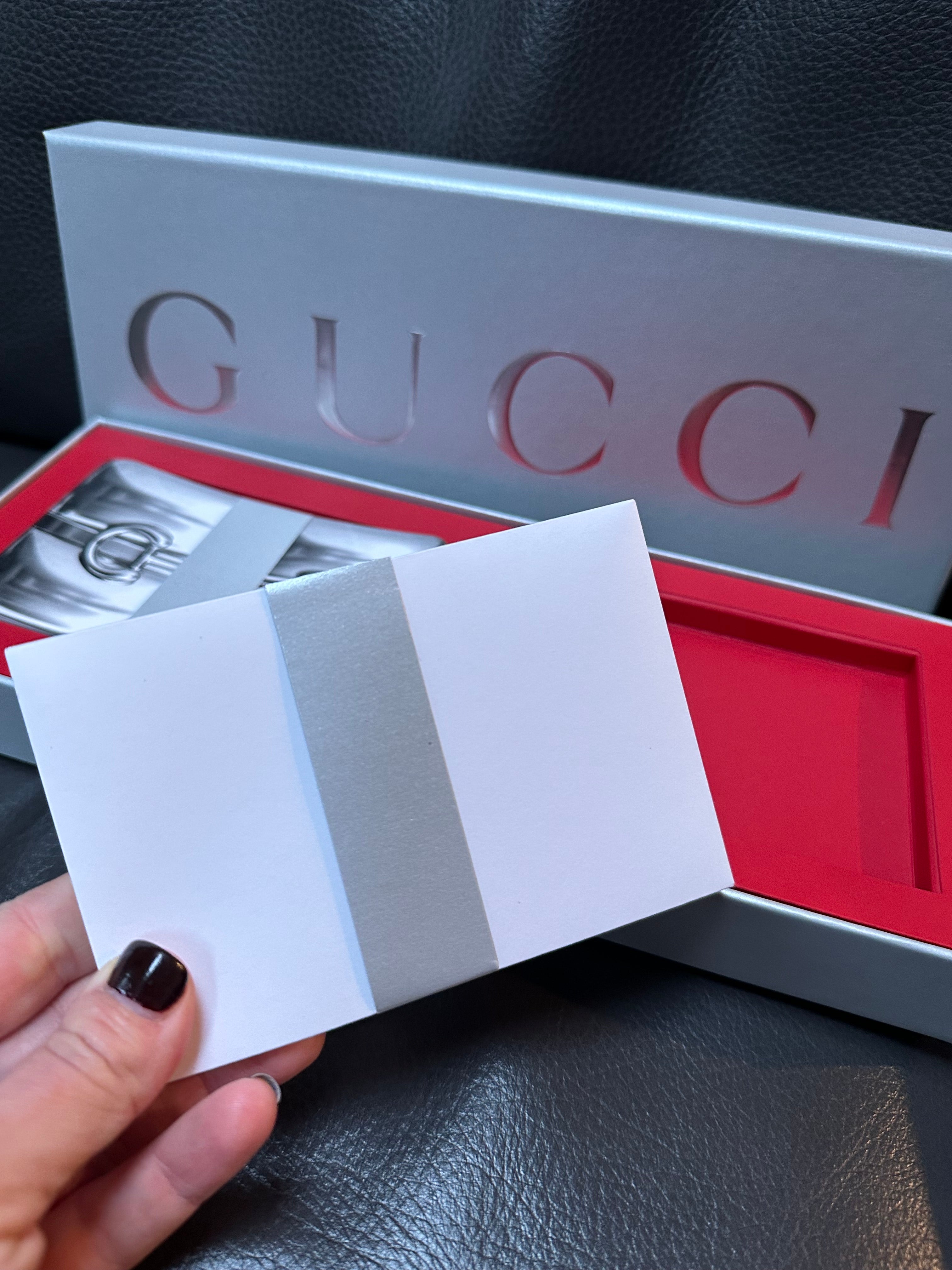 Authentic Gucci Special Edition Holiday Stationary Cards Gift 10