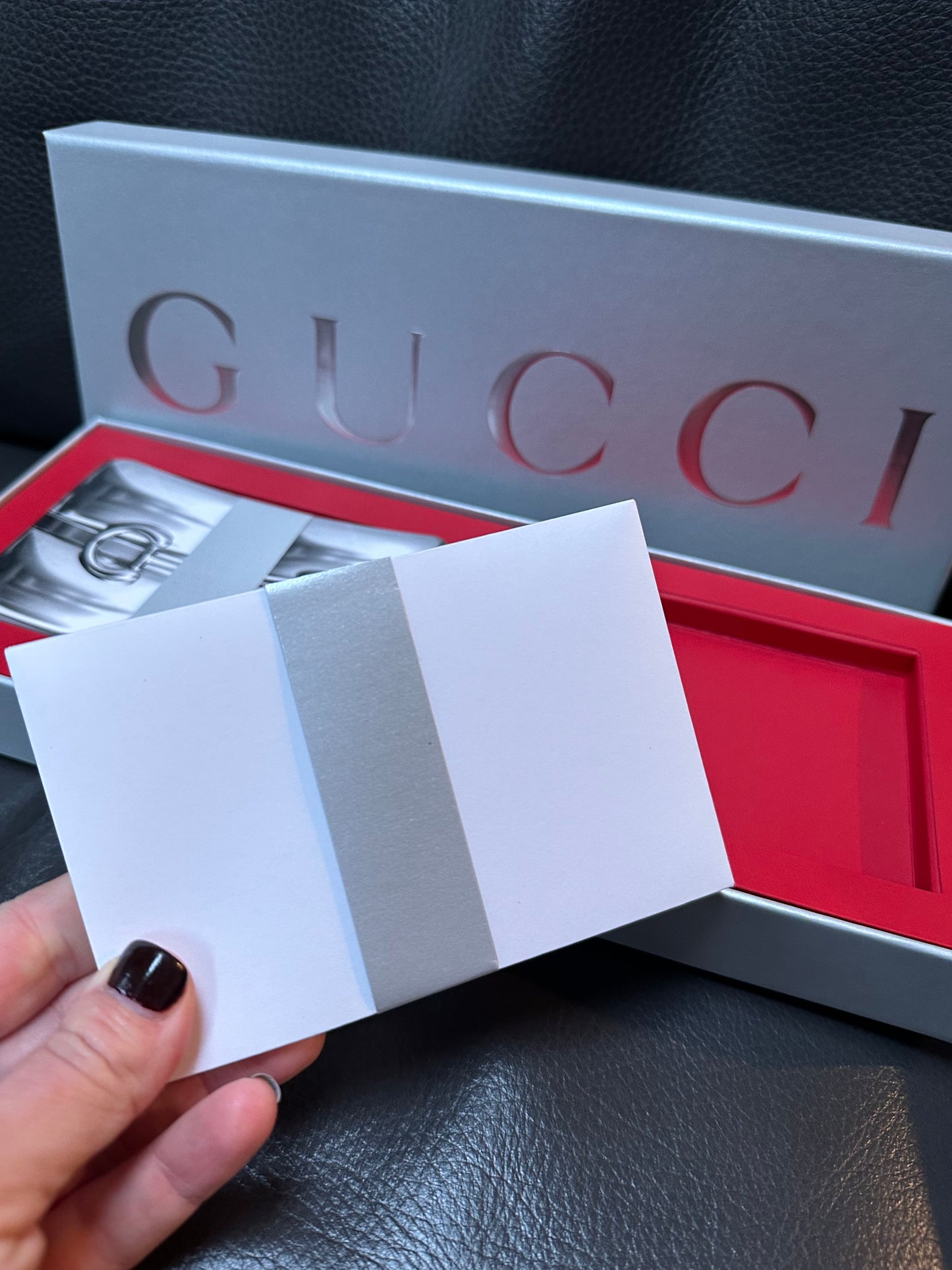Authentic Gucci Special Edition Holiday Stationary Cards Gift 10 Cards/Envelopes