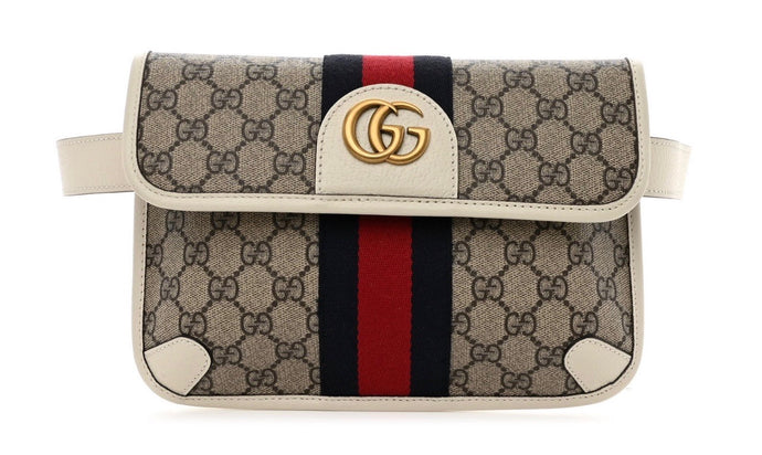 Gucci GG Supreme Monogram Web Small Ophidia Belt Bag