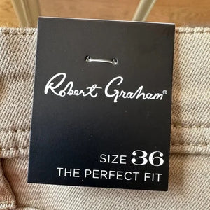 Robert Graham Perfect Fit White Rock Denim Pant