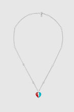 Load image into Gallery viewer, Gucci Interlocking G Heart Lightning Charm Necklace