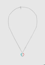 Load image into Gallery viewer, Gucci Interlocking G Heart Lightning Charm Necklace