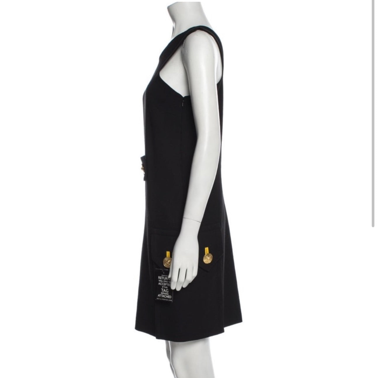 Versace Shift Dress in Black