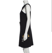 Load image into Gallery viewer, Versace Shift Dress in Black