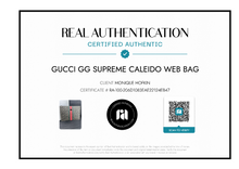 Load image into Gallery viewer, Gucci GG Supreme Caleido Web Bag