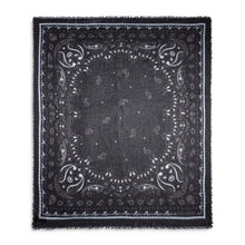 Load image into Gallery viewer, Zadig &amp; Voltaire Delta Bandana Scarf in Black