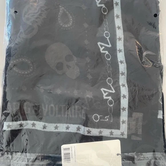 Zadig & Voltaire Delta Bandana Scarf in Black