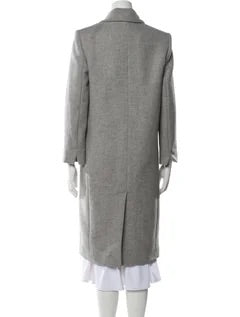 Zadig & Voltaire Grey Chevron Coat