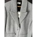 Zadig & Voltaire Grey Chevron Coat