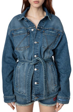 Load image into Gallery viewer, Zadig &amp; Voltaire Kiome Denim Eco Boss Jacket