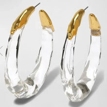 Load image into Gallery viewer, Alexis Bittar Molten Hoop Earrings NEW