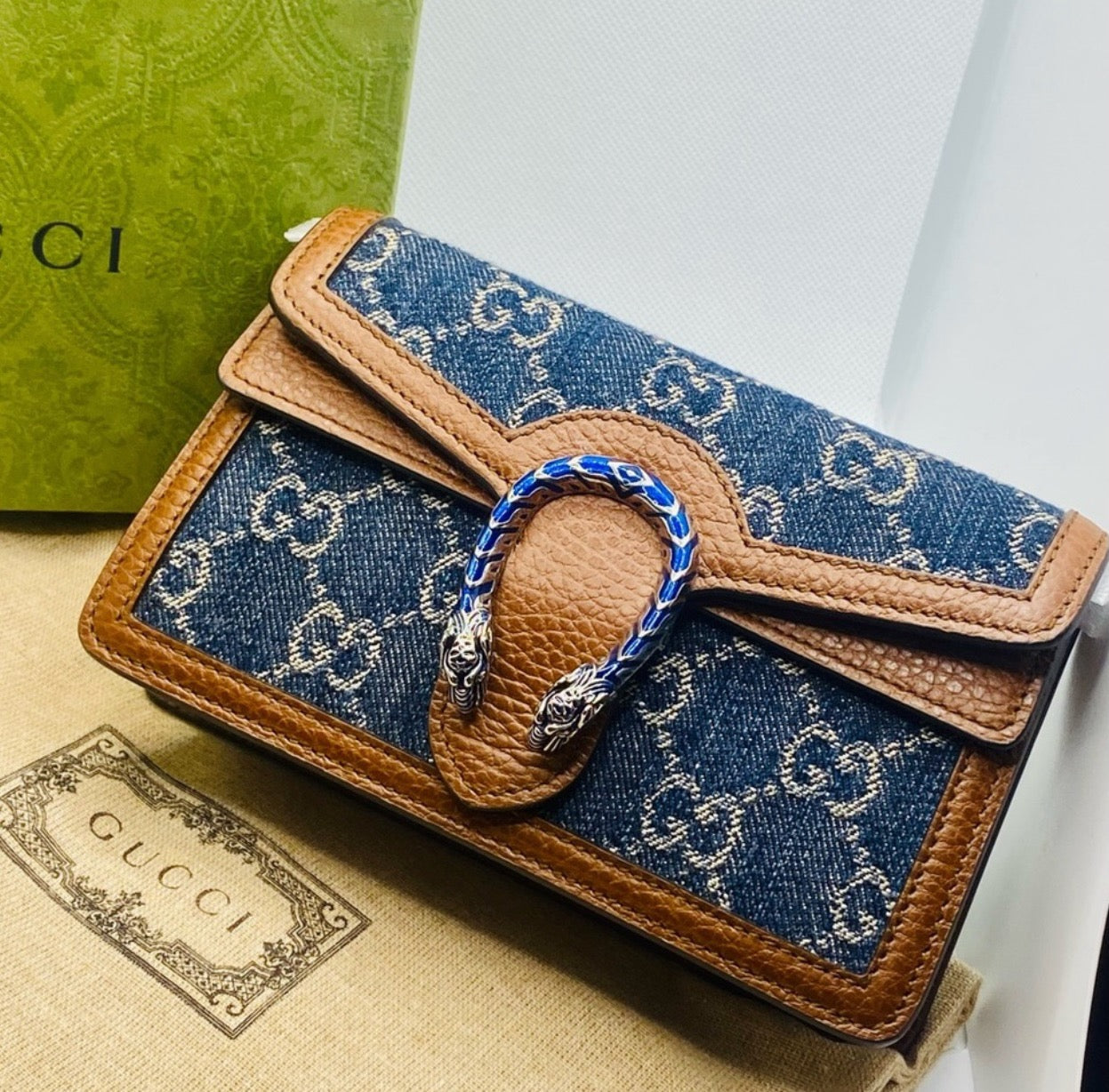 Gucci denim mini bag Clearance