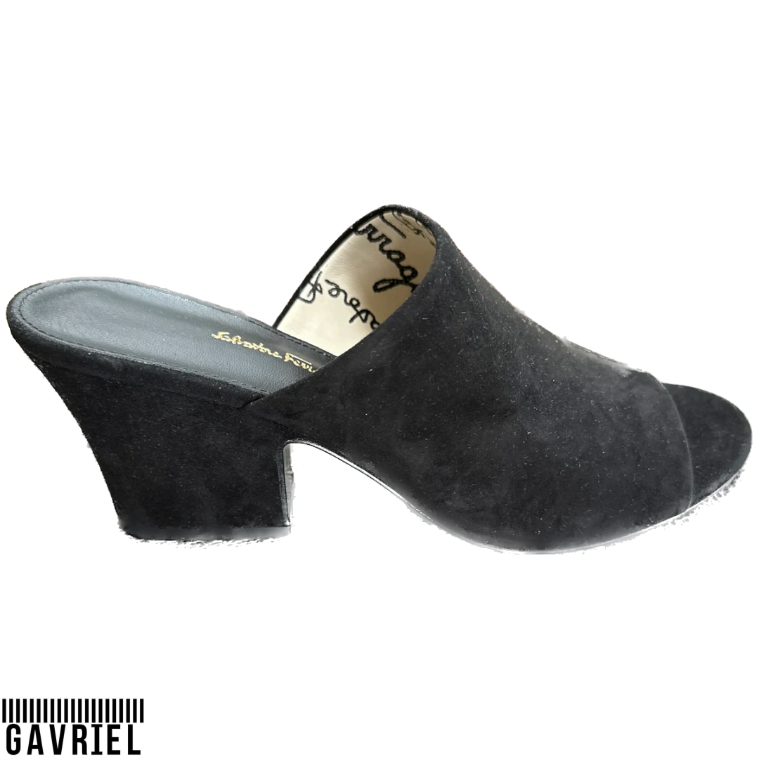 Salvatore Ferragamo Sophie Suede Sandals