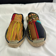 Load image into Gallery viewer, Respoke Angel Printed Espadrille Mules Multi