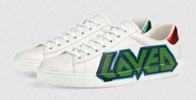 Gucci Ace Sneaker with Loved Print