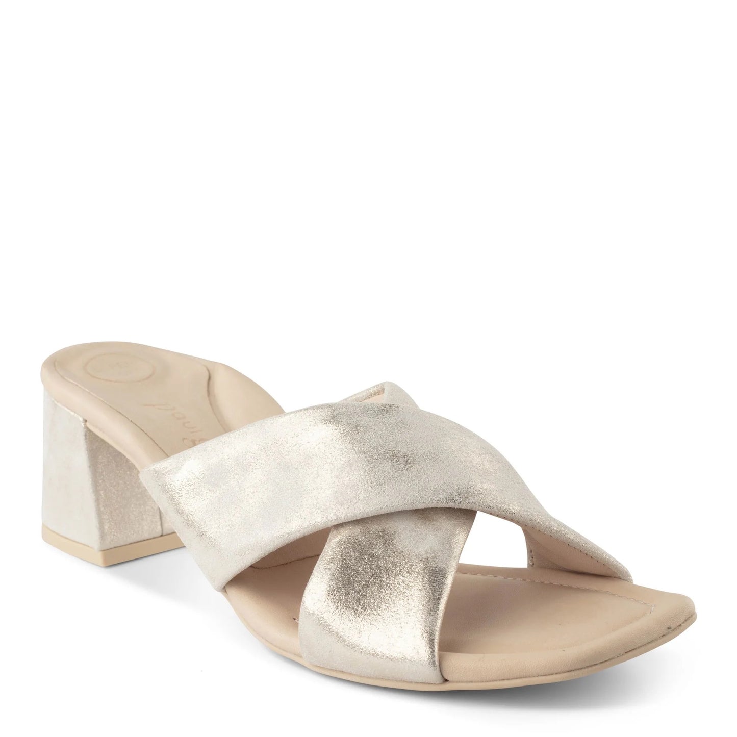 Paul Green Lauren Sandal in Mineral Metallic