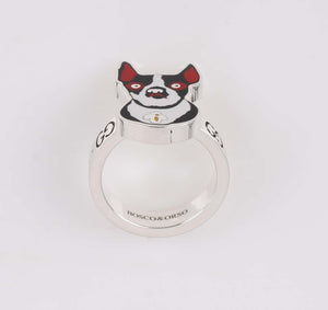 Gucci Orso Dog Ring in Sterling Silver