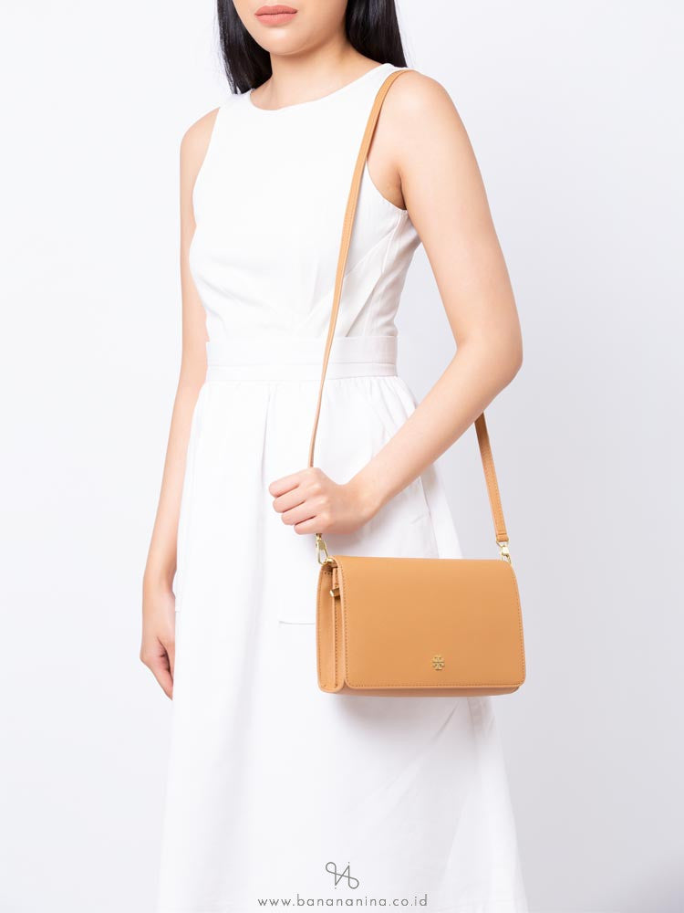 Tory Burch Emerson Convertible Shoulder Bag in Cardamom