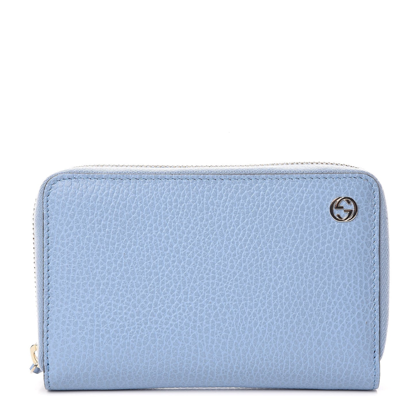 Gucci Original Leather Dollar Calf Wallet in Mineral Blue