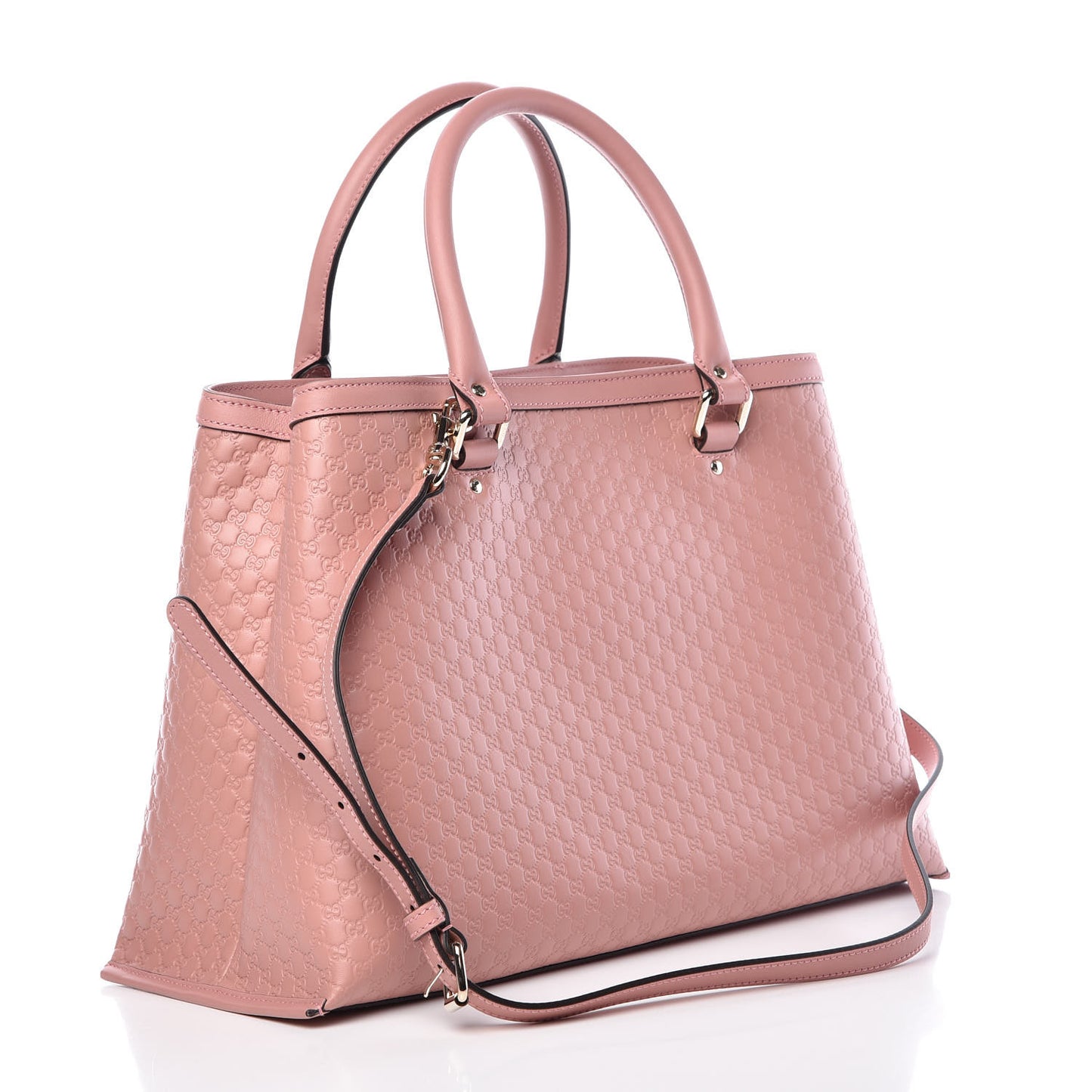 Gucci Soft Microguccissima Medium Tote in Soft Pink