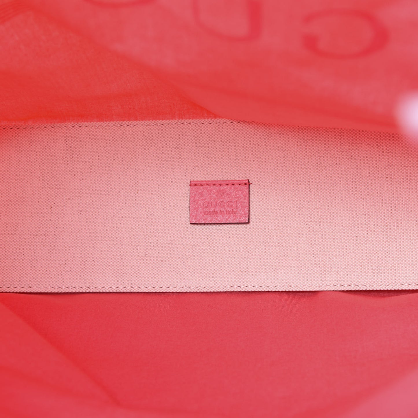 Gucci Medium Montecarlo Crystal Logo Print Tote in Glam Pink