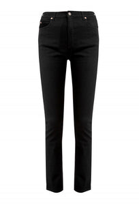Gucci Skinny Jeans with Logo Patch in Black