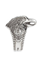 Load image into Gallery viewer, Gucci Anger Forest Eagle Head Ring In Sterling Silver