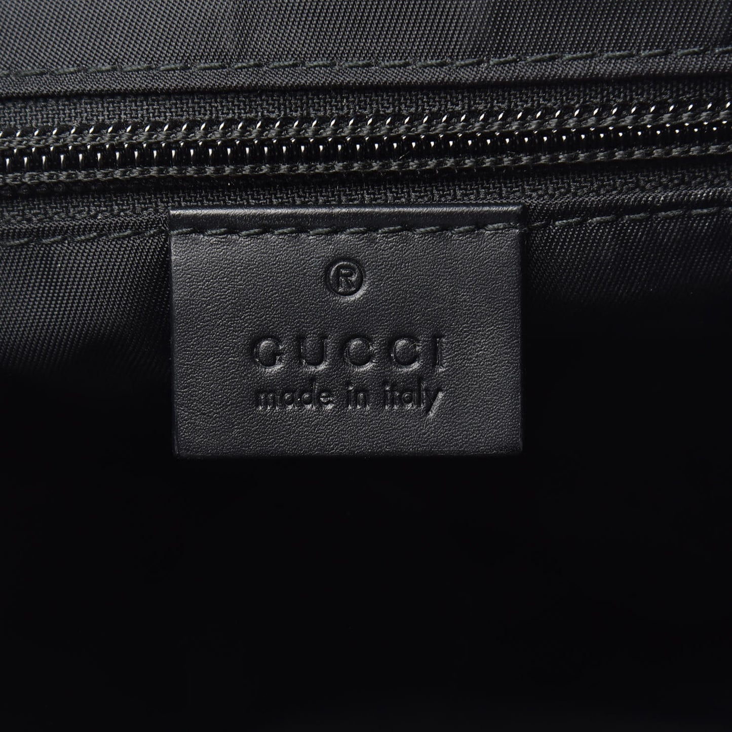 Gucci GG Supreme Monogram Web Messenger Bag in Black