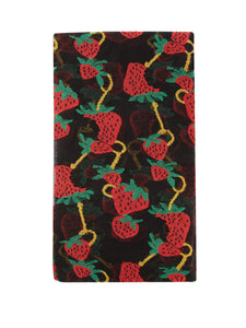 Gucci Strawberry Horse-bit Pattern Socks in Black