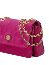Load image into Gallery viewer, Gucci GG Suede Marina Shoulder Bag in Pink
