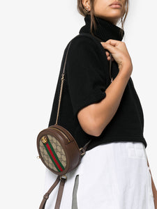 Gucci Ophidia GG Mini Supreme Backpack Bag in Brown