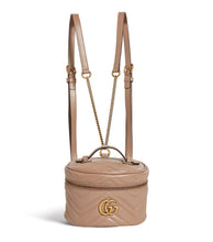 Load image into Gallery viewer, Gucci GG Marmont Matelasse Mini Backpack in Old Rose