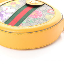 Load image into Gallery viewer, Gucci Mini Ophidia GG Flora Round Shoulder Bag in Yellow