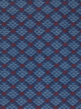 Load image into Gallery viewer, Gucci GG Diamond Pocket Square with Red in Blue
