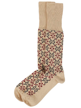 Load image into Gallery viewer, Gucci GG Diamond Socks in Beige