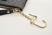 Load image into Gallery viewer, Gucci Microguccissima Key Chain Coin Pouch in Black