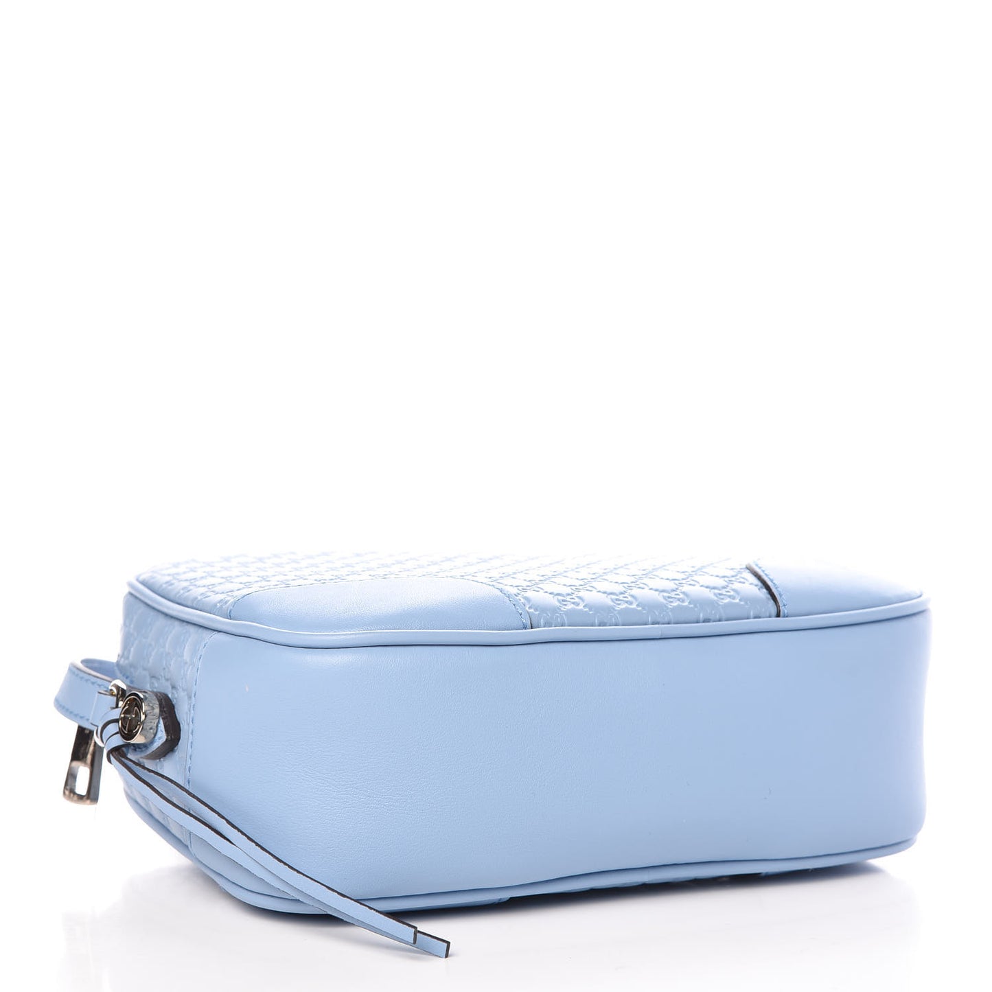 Gucci GG Microguccissima Leather Bree Camera Bag in Blue