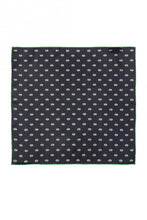 Load image into Gallery viewer, Gucci Interlocking GG Print Pocket Square in Midnight Blue