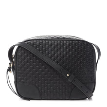 Load image into Gallery viewer, Gucci GG Microguccissima Leather Bree Camera Bag in Black