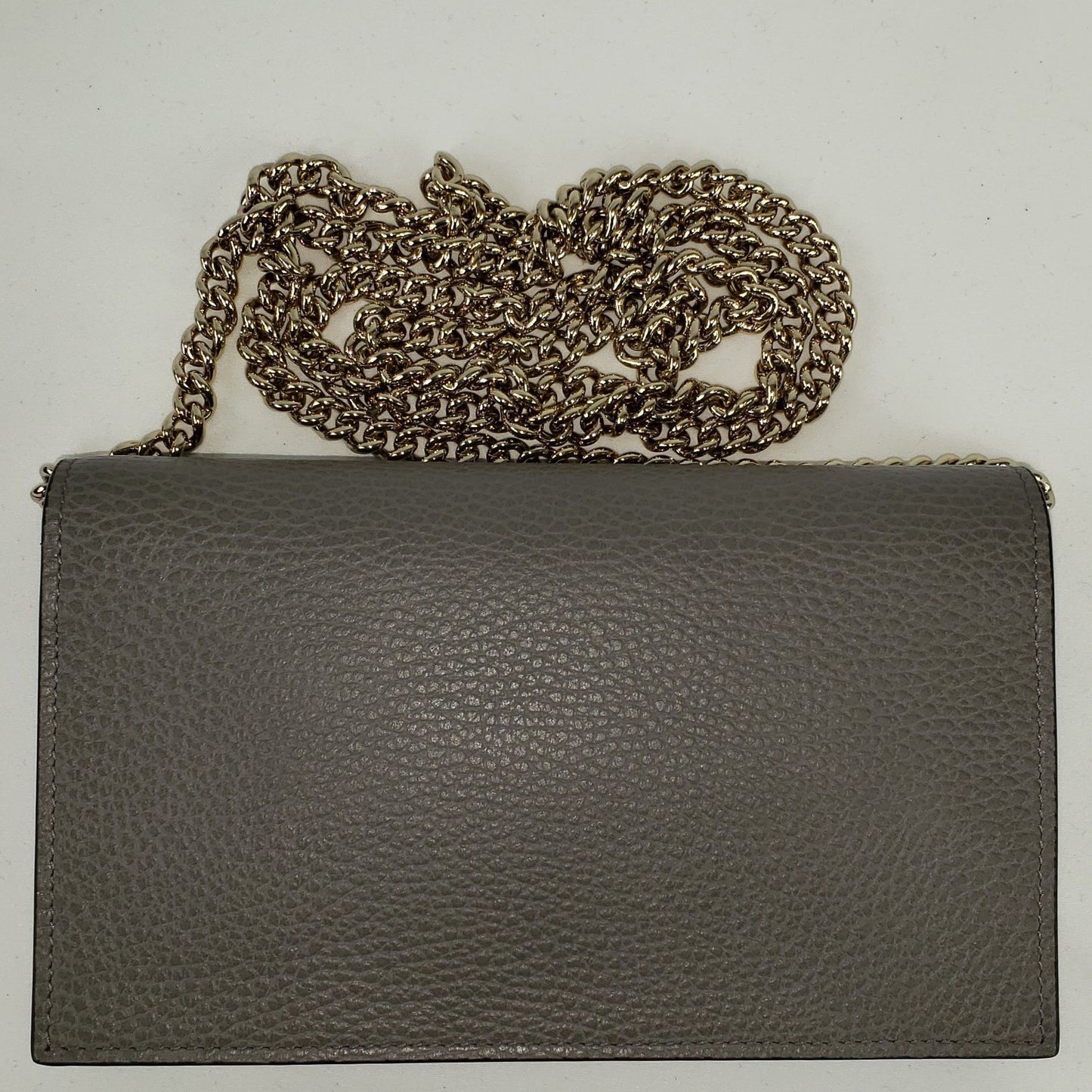 Gucci Crossbody Wallet on a Chain in Gray