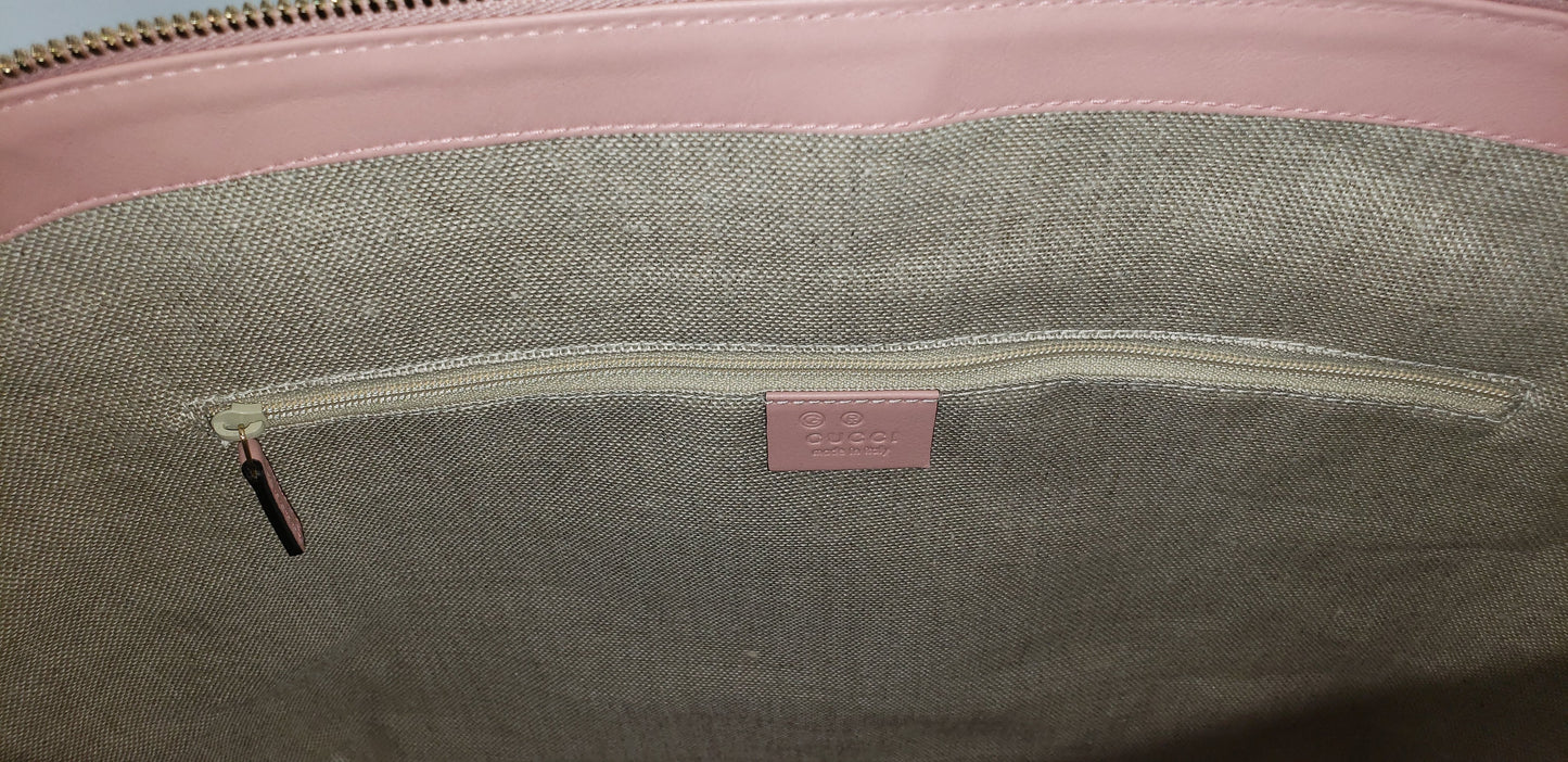 Gucci GG Convertible Handbag in Soft Pink