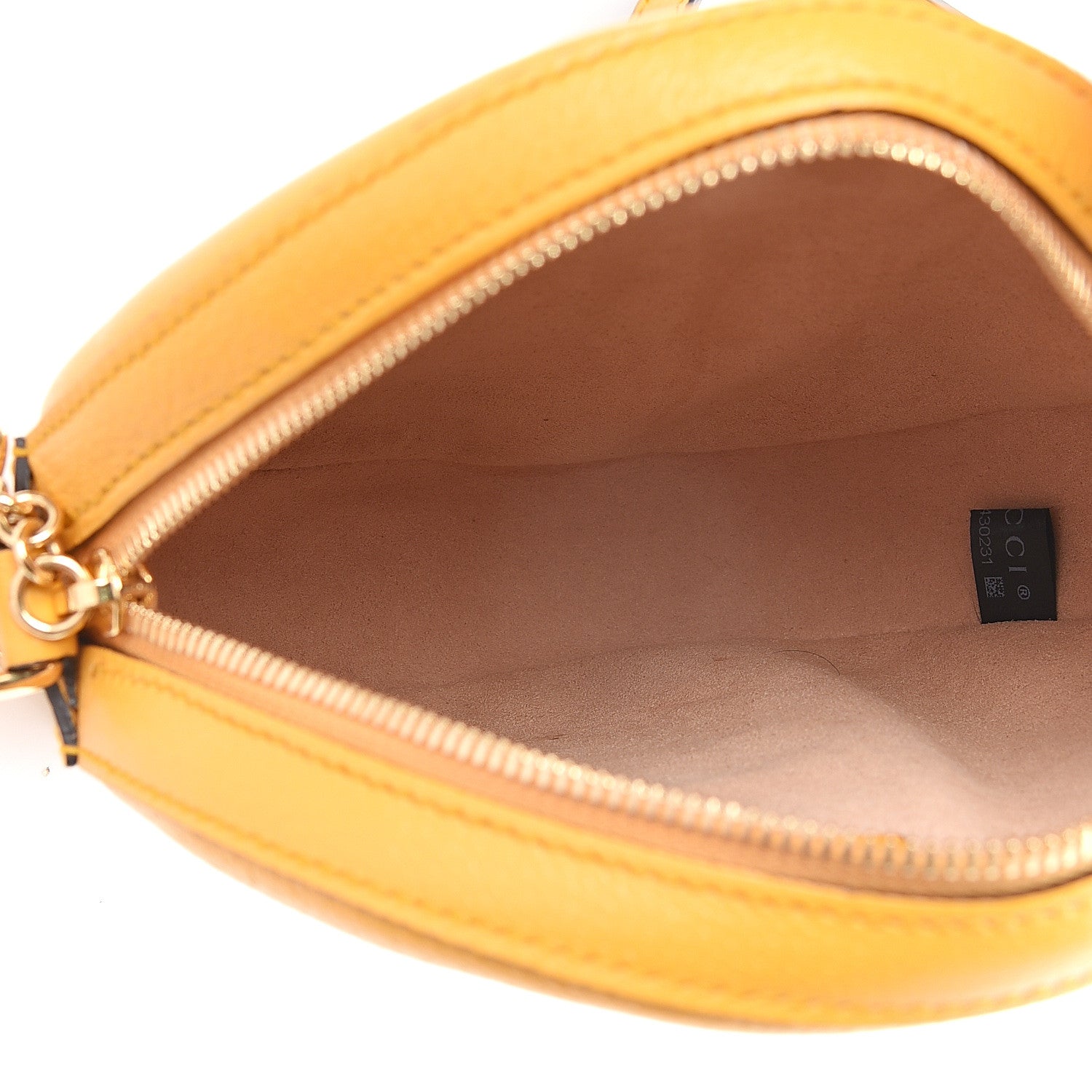 Gucci Yellow Ophidia Camera Bag Mini Clear Translucent Crossbody 855520