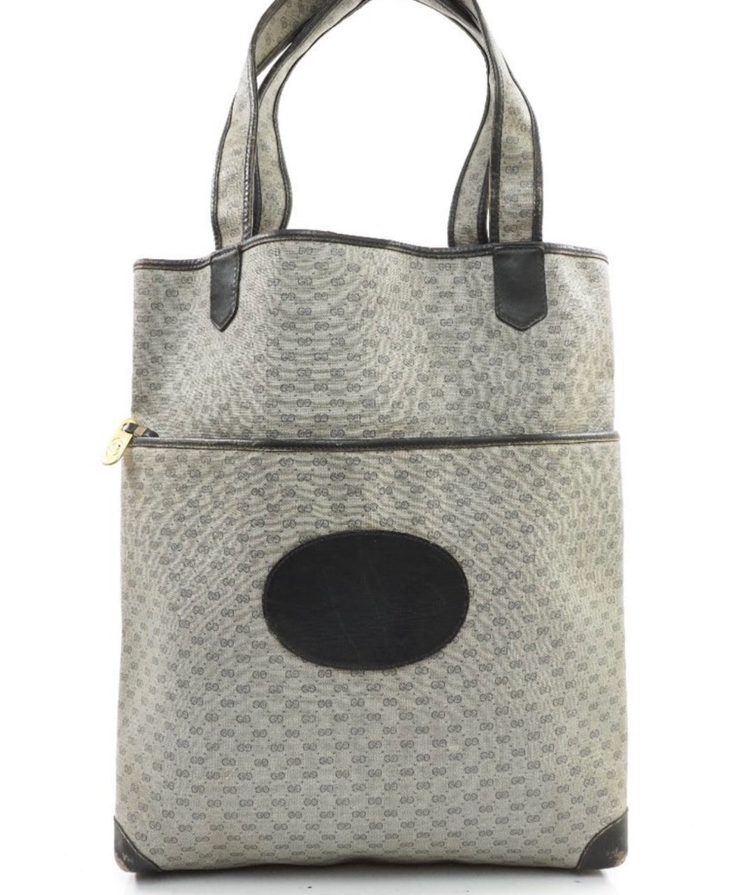 PREOWNED Gucci Tote Bag in Navy Blue