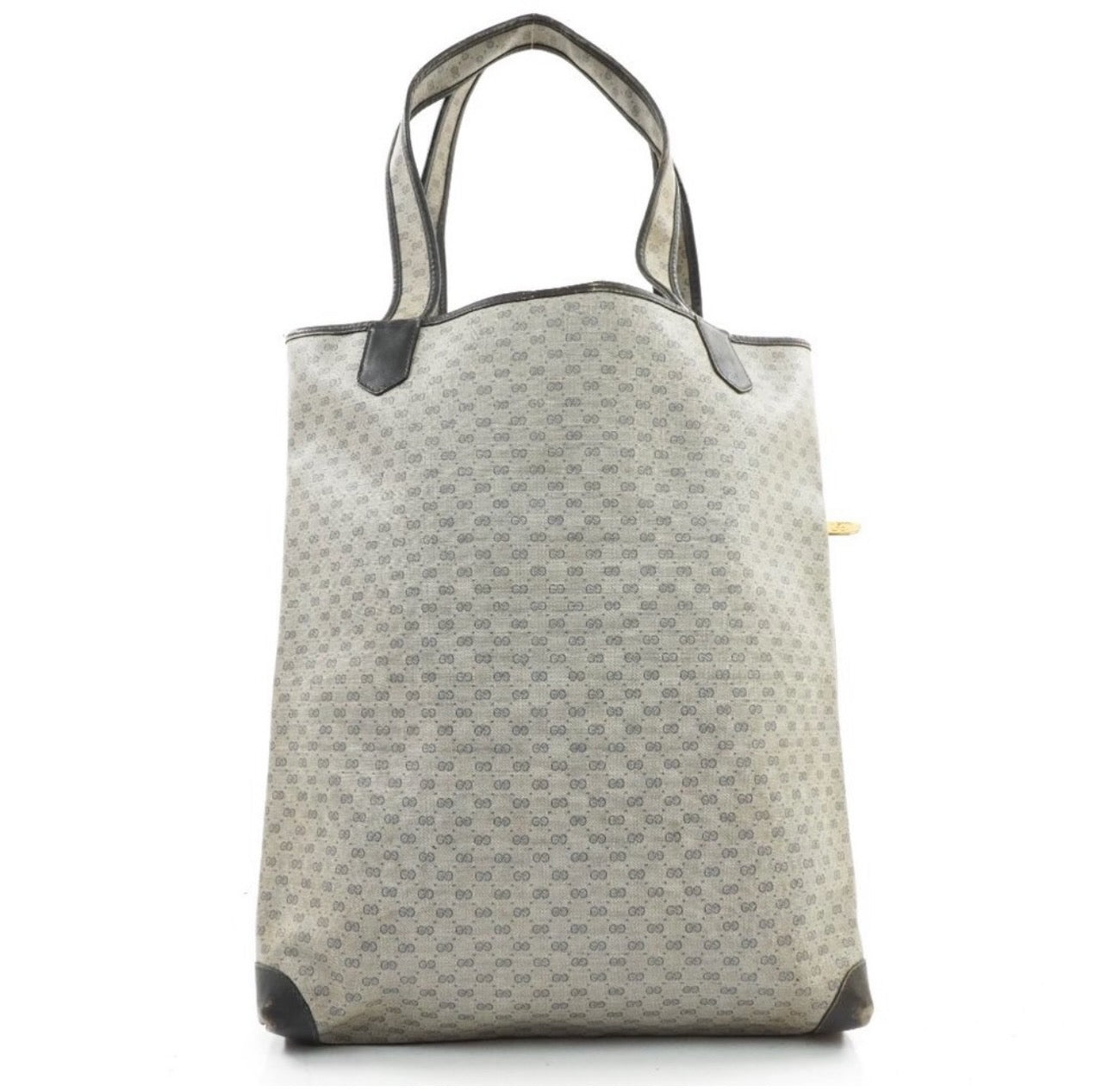 PREOWNED Gucci Tote Bag in Navy Blue